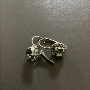Sabika “black diamond” Crystal earrings